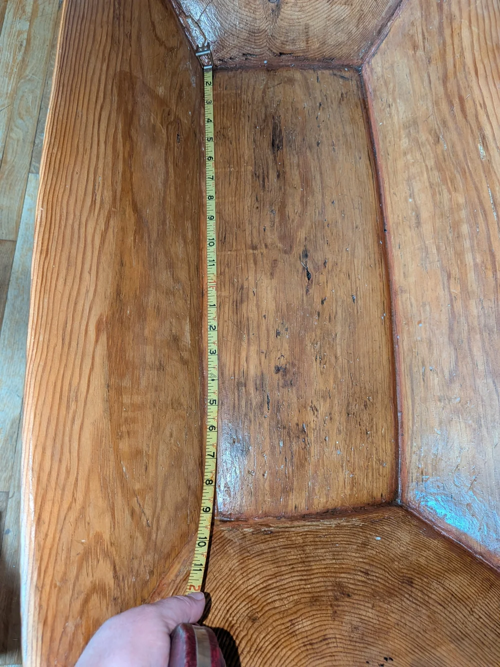 STUNNING ANTIQUE Wooden Dough Bowl